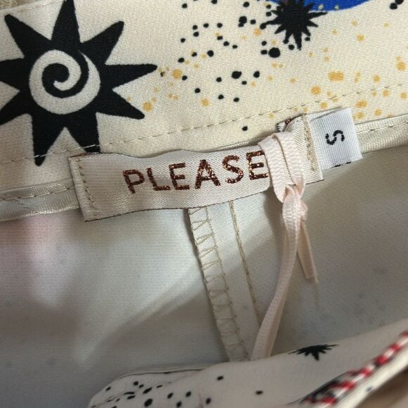 Please Printed Ankle Length Dress Pants(Size Small) - Picture 5 of 9